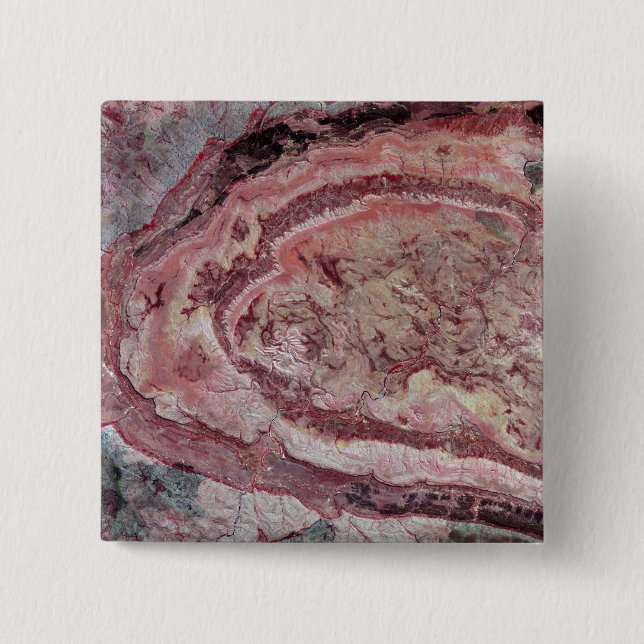 Spider Crater, Western Australia 15 Cm Square Badge (Front)