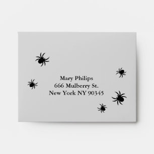 Spider Damask RSVP Envelope