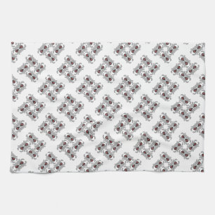 Spider Dance Print Kitchen Towel