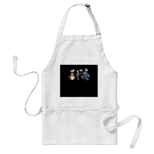 Spider |Dead skull Running Skeleton Snowman Spider Standard Apron (Front)