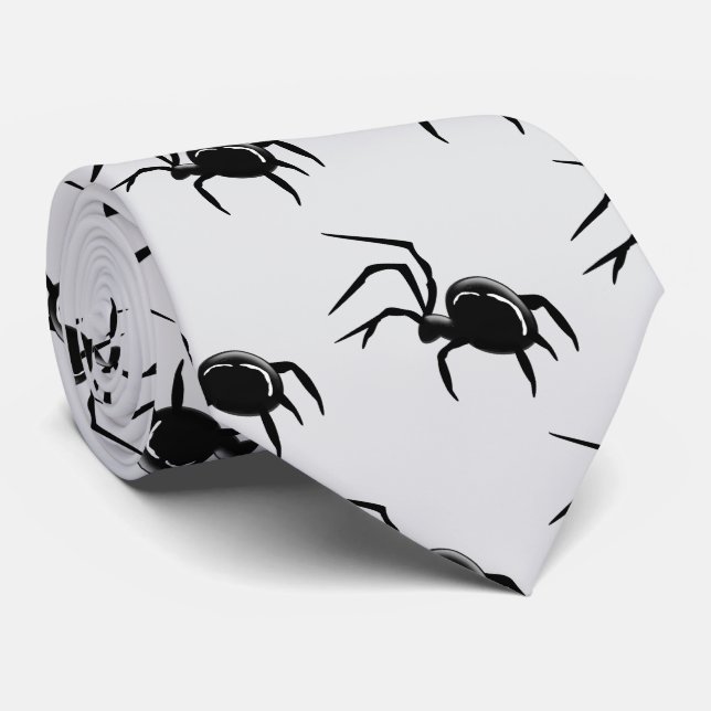 Spider Design Tie (Rolled)