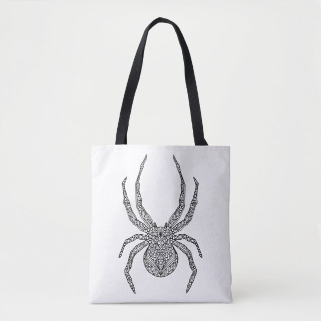 Spider Doodle 2 Tote Bag (Front)