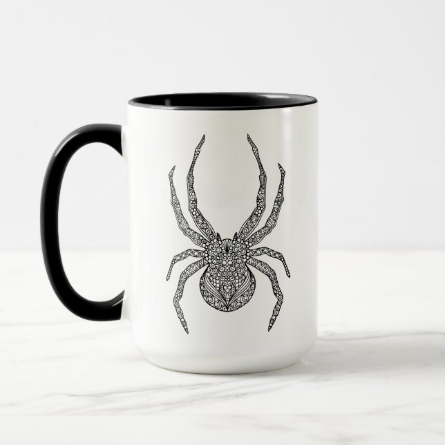 Spider Doodle Mug (Left)