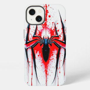 Spider Emblem: Artistic Red Splatter Case