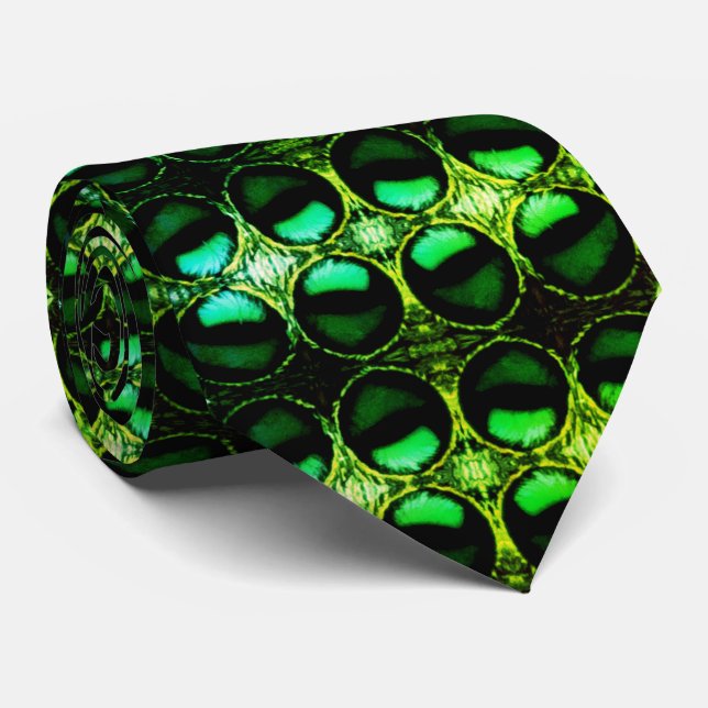 Spider Eye Insect Gothic Sci-fi Novelty Neck Tie (Rolled)