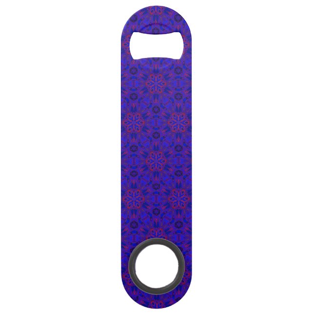 Spider Fangs Bold Blue Speed Bottle Opener (Front)