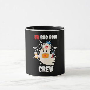 Spider Gift Boo Crew Nurse Halloween Cute Spider Mug
