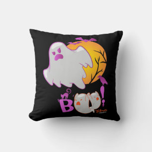 Spider Gift Boo Ghost Bats Spider Creepy Halloween Cushion