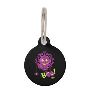 Spider Gift Boo Ghost Bats Spider Creepy Halloween Pet Tag