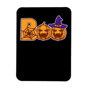 Spider Gift   Boo Halloween Pumpkin Faces Spider Magnet