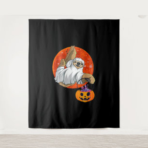 Spider Gift   Boo Halloween With Pumpkin Tapestry