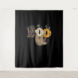 Spider Gift Boo Halloween With Sloth Witch Hat Tapestry