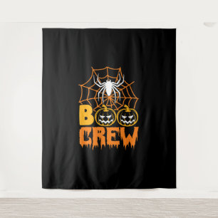 Spider Gift Boo Pumpkin Halloween Spider Boo Crew Tapestry