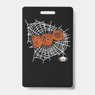Spider Gift Boo Spider Web For Woman Funny ID Badge