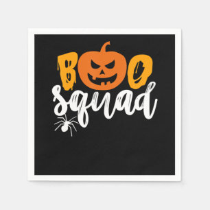 Spider Gift   Boo Squad - Pumpkin Spider Halloween Napkin