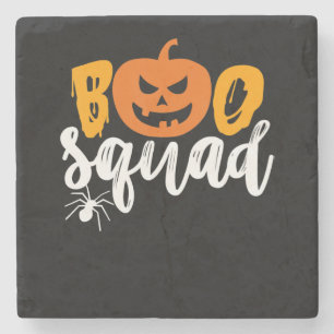 Spider Gift Boo Squad - Pumpkin Spider Halloween Stone Coaster