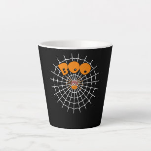 Spider Gift   Funny Boo Spider Web Halloween Latte Mug