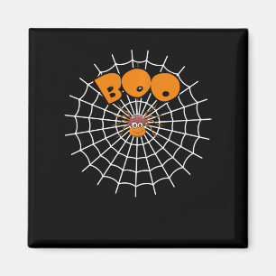 Spider Gift Funny Boo Spider Web Halloween Magnet