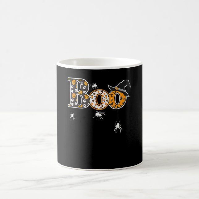 Spider Gift | Halloween Boo Spider Coffee Mug (Center)