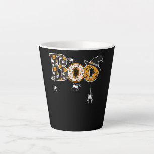 Spider Gift Halloween Boo Spider Latte Mug