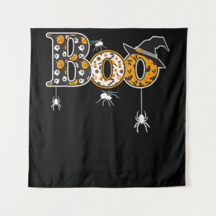 Spider Gift Halloween Boo Spider Tapestry