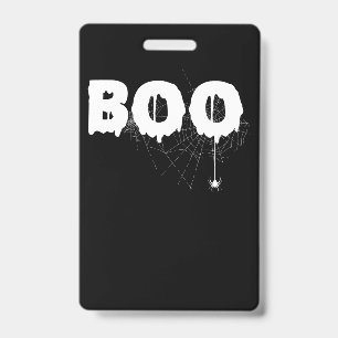 Spider Gift   Halloween Funny Scary Little Spider ID Badge