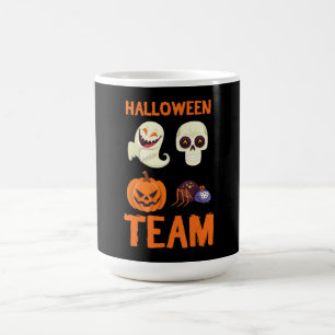 Spider Gift Halloween Team Pumpkin Ghost Spider Coffee Mug
