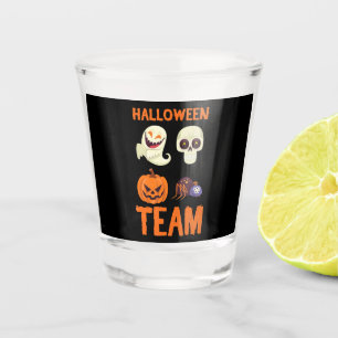 Spider Gift Halloween Team Pumpkin Ghost Spider Shot Glass