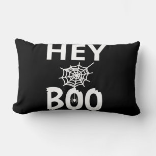 Spider Gift Hey Boo Halloween Funny Spider Web Lumbar Cushion