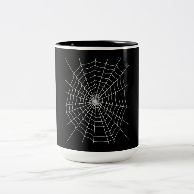 Spider Gift | Huge Spider Gift Lover Two-Tone Coffee Mug (Center)