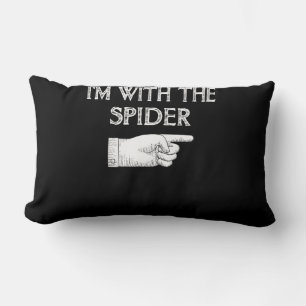 Spider Gift I'm With The Spider Costume Matching Lumbar Cushion