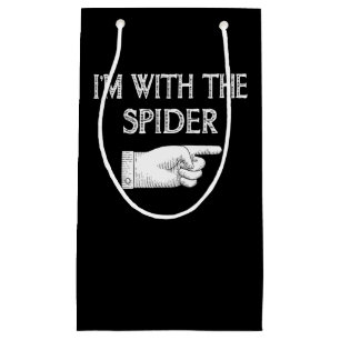 Spider Gift   I'm With The Spider Costume Matching Small Gift Bag