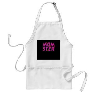 Spider Gift MOMSTER Spider Net And Bat Halloween Standard Apron