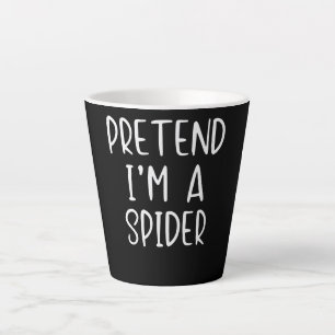 Spider Gift Pretend Spider Costume Halloween Lazy Latte Mug