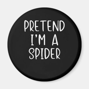 Spider Gift Pretend Spider Costume Halloween Lazy Magnet