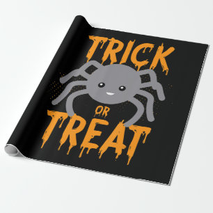 Spider Gift Spider - Trick Or Treat- Halloween Wrapping Paper