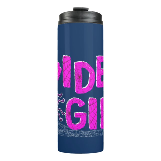 Spider-Girl Fucsia, The Spider Thermal Tumbler (Front)
