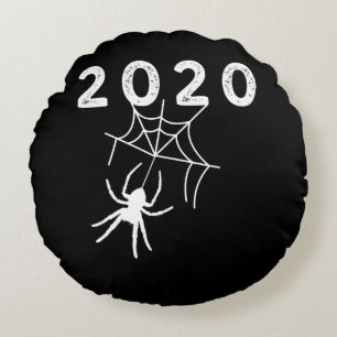 Spider Halloween 2020 Gift, Giant Halloween Spider Round Cushion