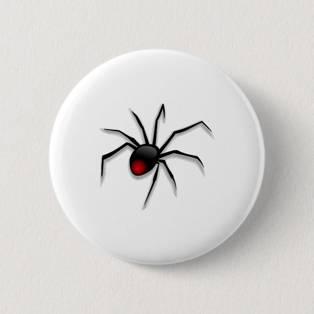 spider halloween 6 cm round badge (Front)
