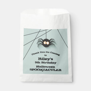 Spider Halloween Birthday Party  Favour Bag