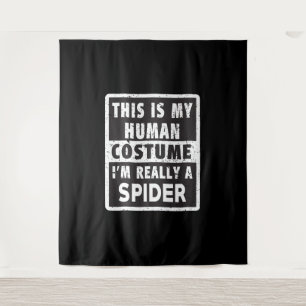 Spider Halloween Costume Funny Spider Costume Gift Tapestry