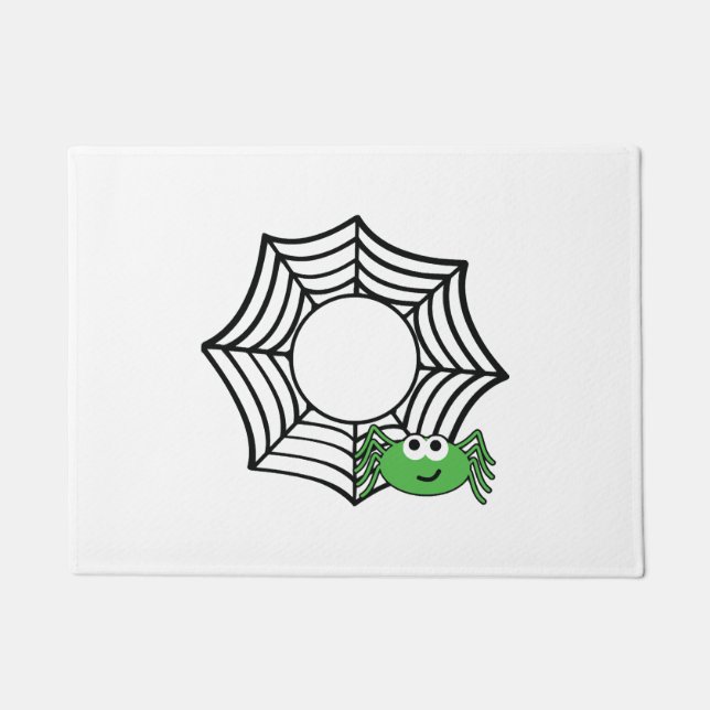 spider halloween doormat (Front)