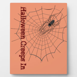 Spider Halloween Plaque
