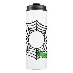 spider halloween thermal tumbler