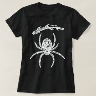 Spider Hanging From Branch T-Shirt
