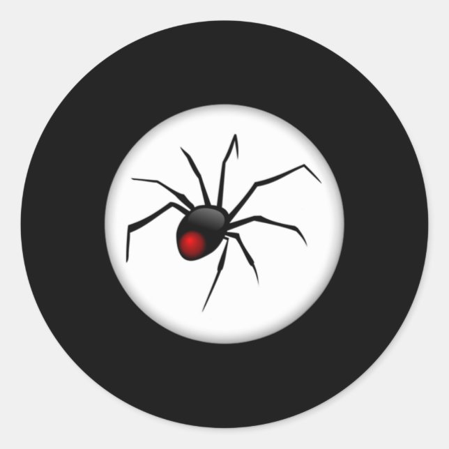 Spider Insect Bug  Classic Round Sticker (Front)