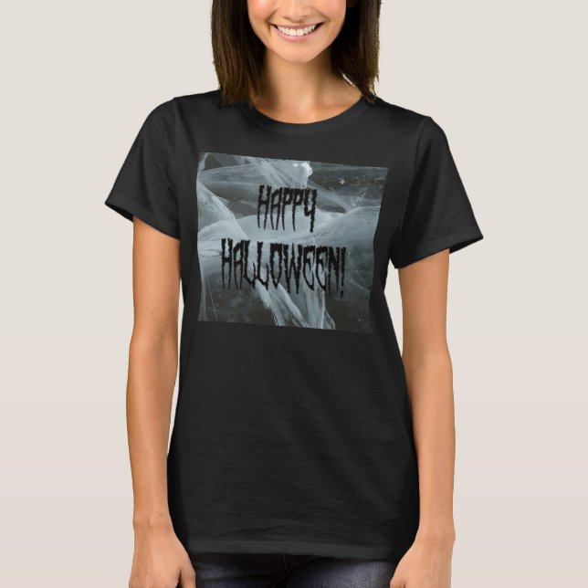 Spider Leg Halloween Eerie Background Ladies Tee (Front)