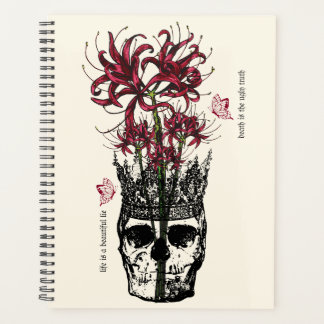 spider lily skull planner