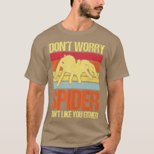 Spider Lover For Men Women Fear Scared Tarantula C T-Shirt
