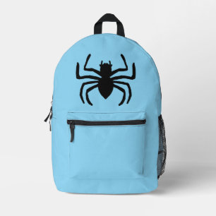 Spider man blue printed backpack